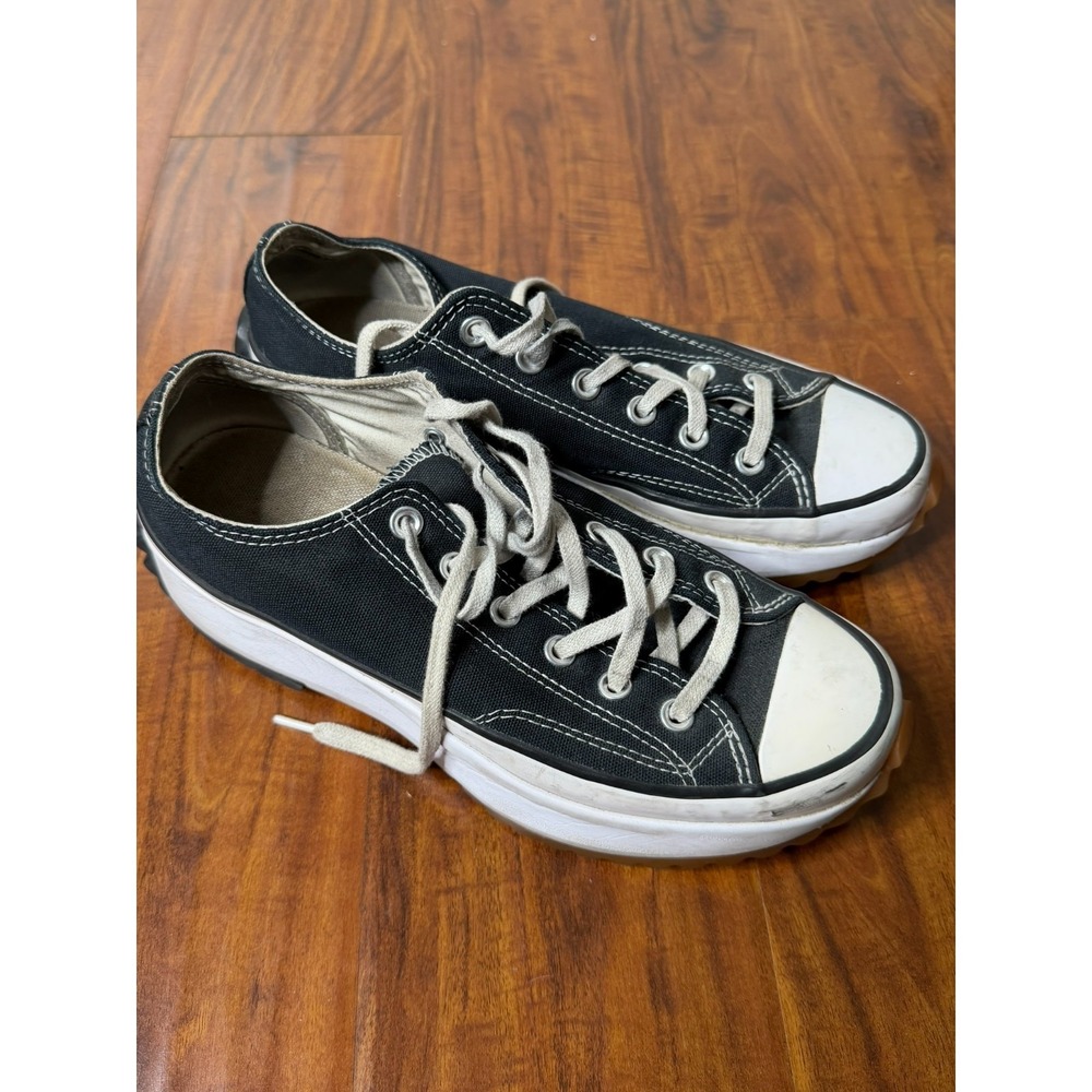 Converse Run Star Hike Canvas Platform Black/White/Gum 168816C US M 8 W 9.5